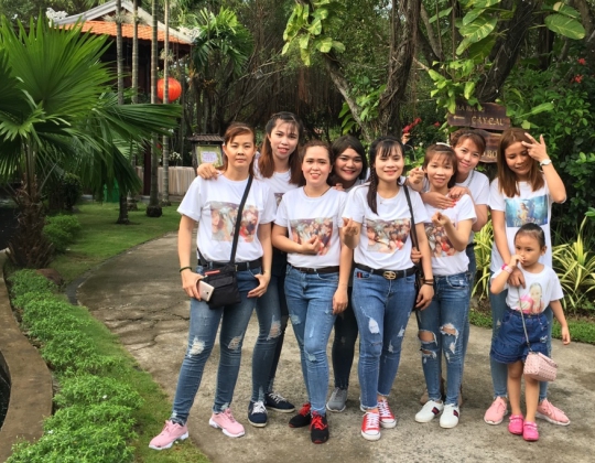 Áo thun, áo tập thể đi dã ngoại